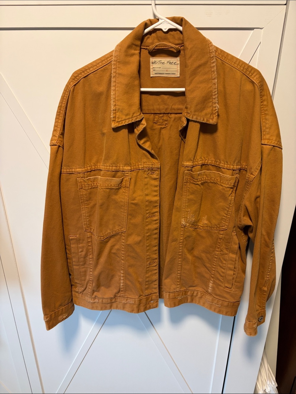 We The Free Ochre Utility Jean Jacket